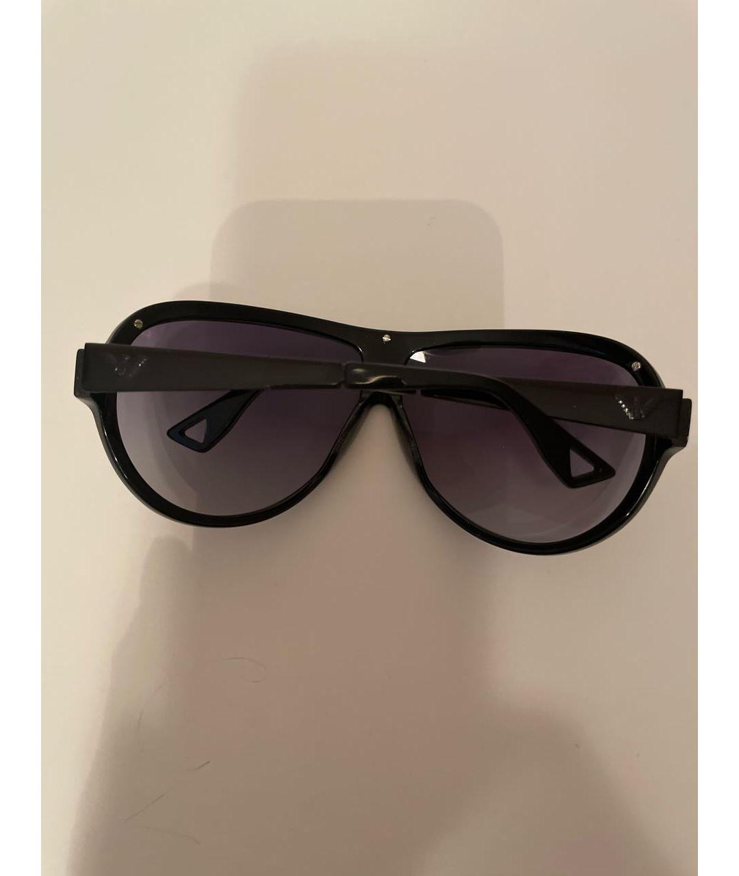 EMPORIO ARMANI Черные пластиковые солнцезащитные очки, фото 7