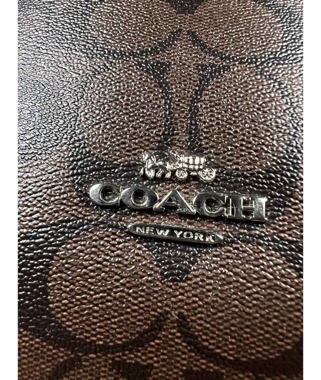 COACH Коричневый рюкзак, фото 4