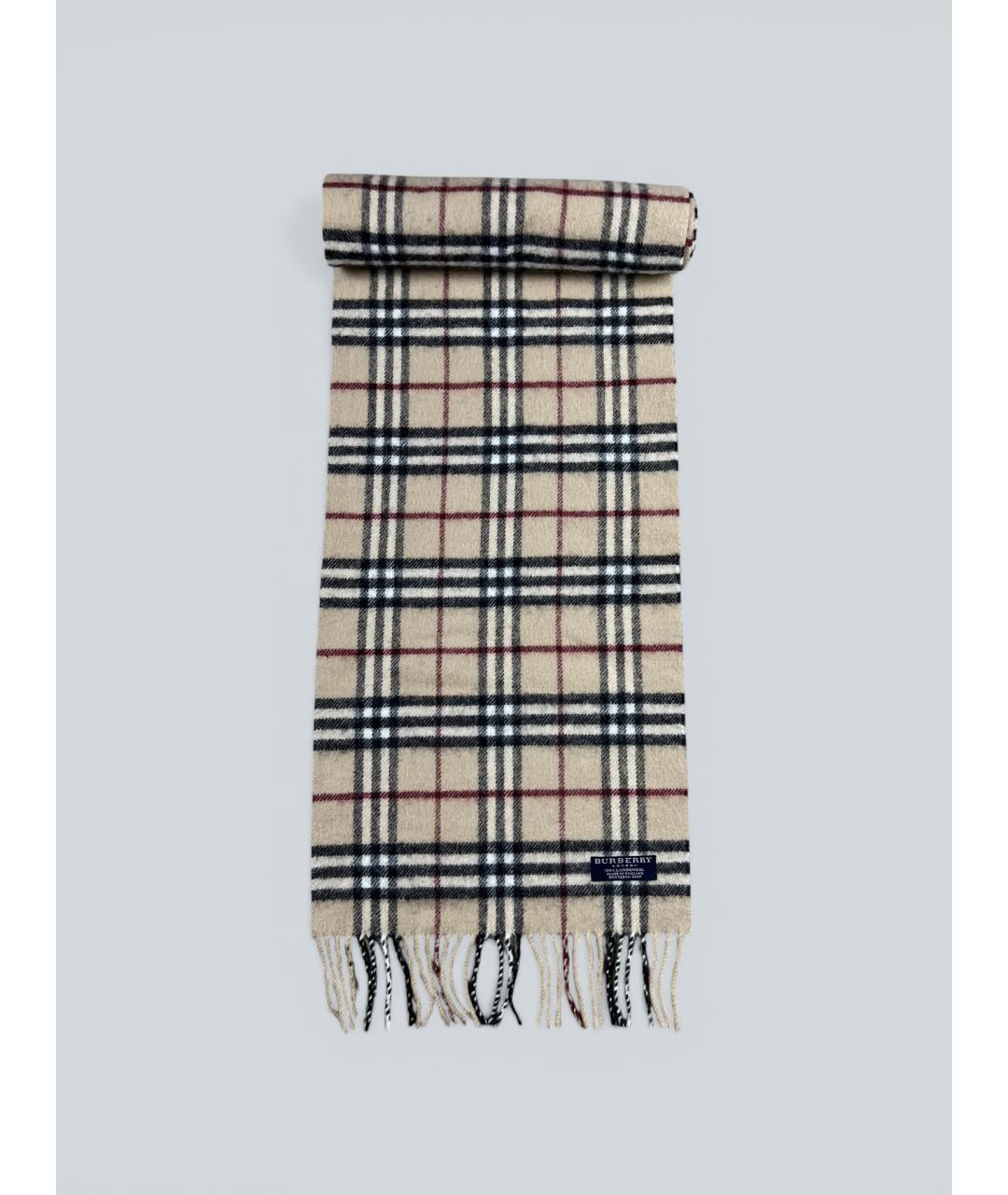 BURBERRY Шерстяной шарф, фото 4