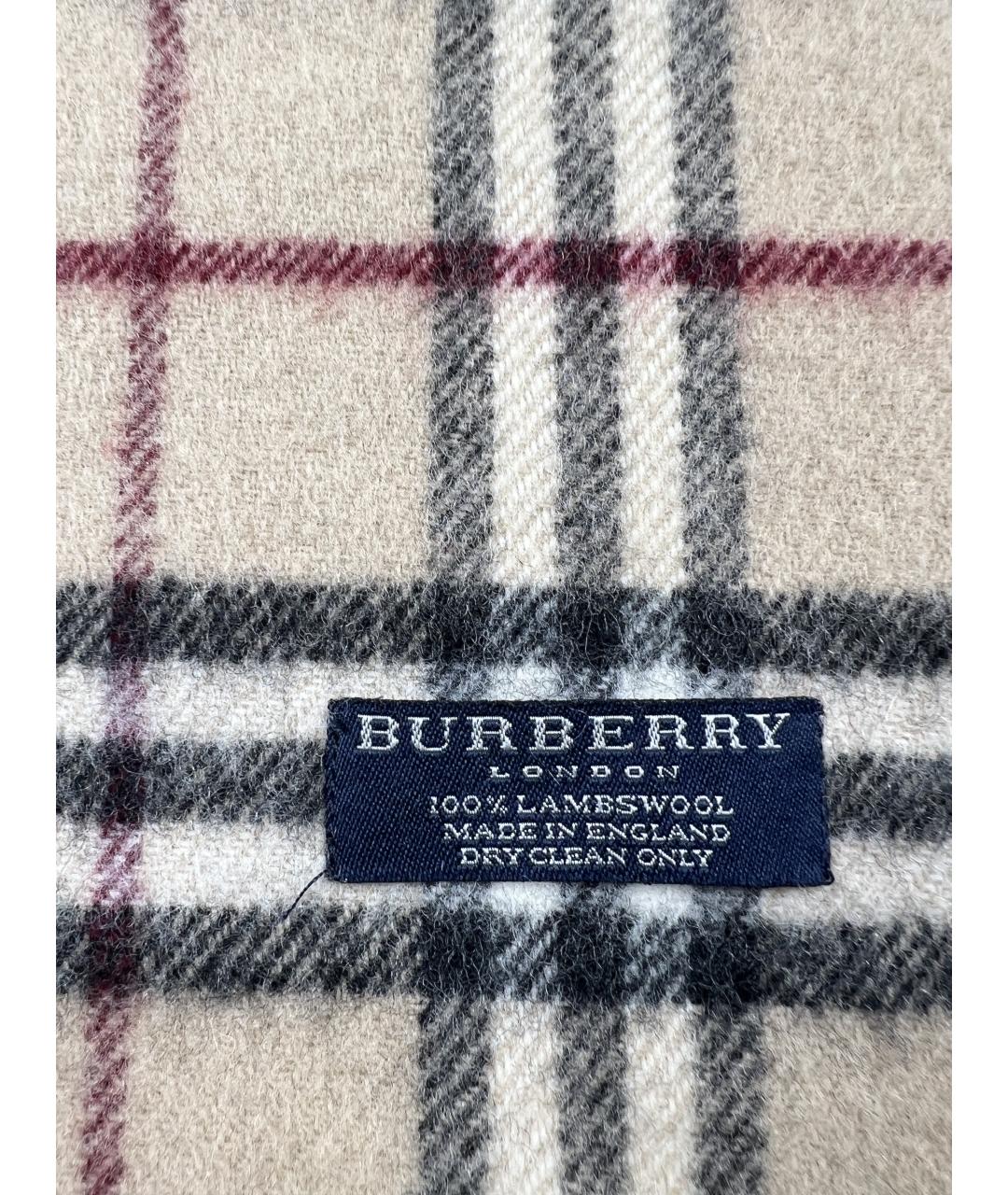 BURBERRY Шерстяной шарф, фото 2