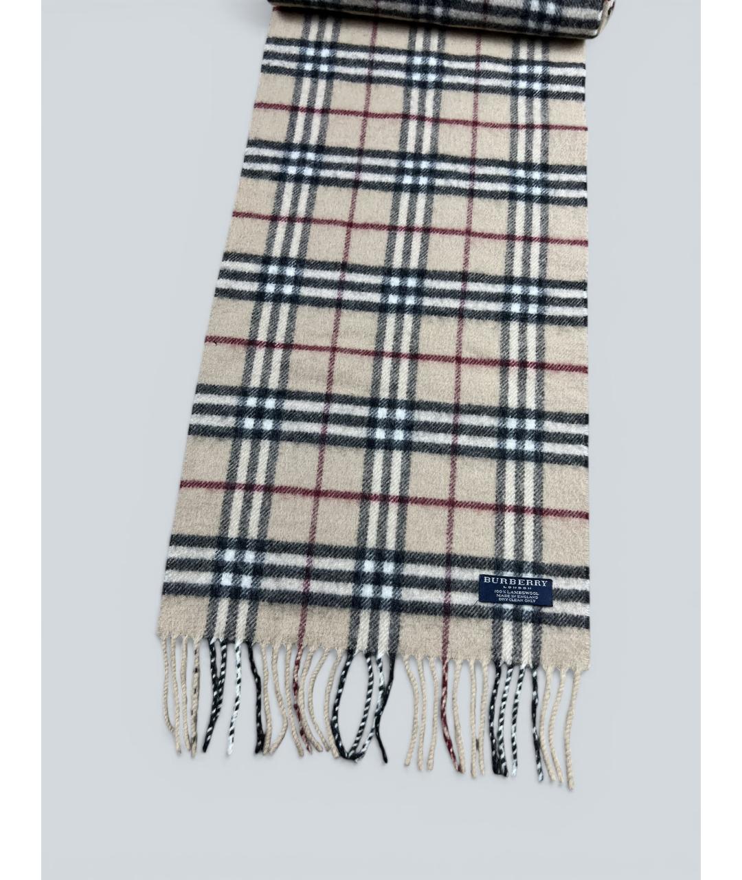 BURBERRY Шерстяной шарф, фото 3