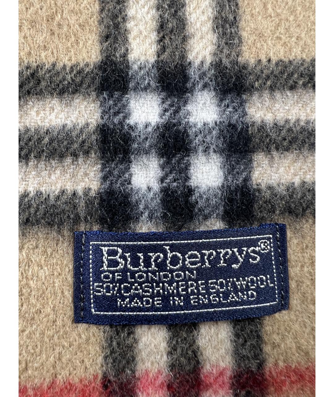 BURBERRY Шерстяной шарф, фото 3