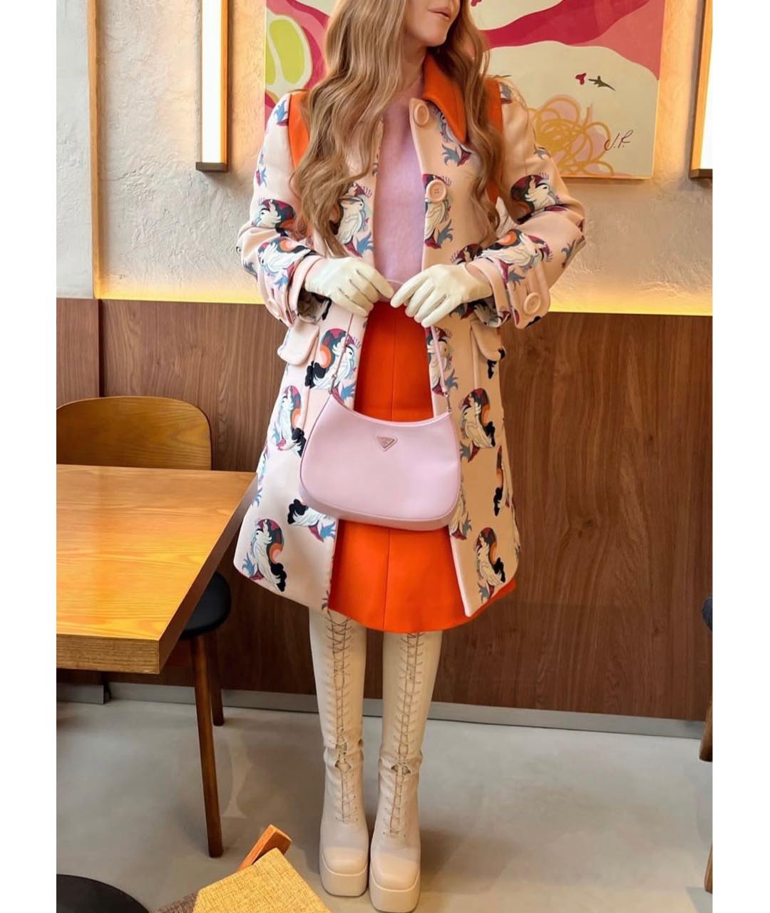 MIU MIU Мульти шерстяное пальто, фото 6