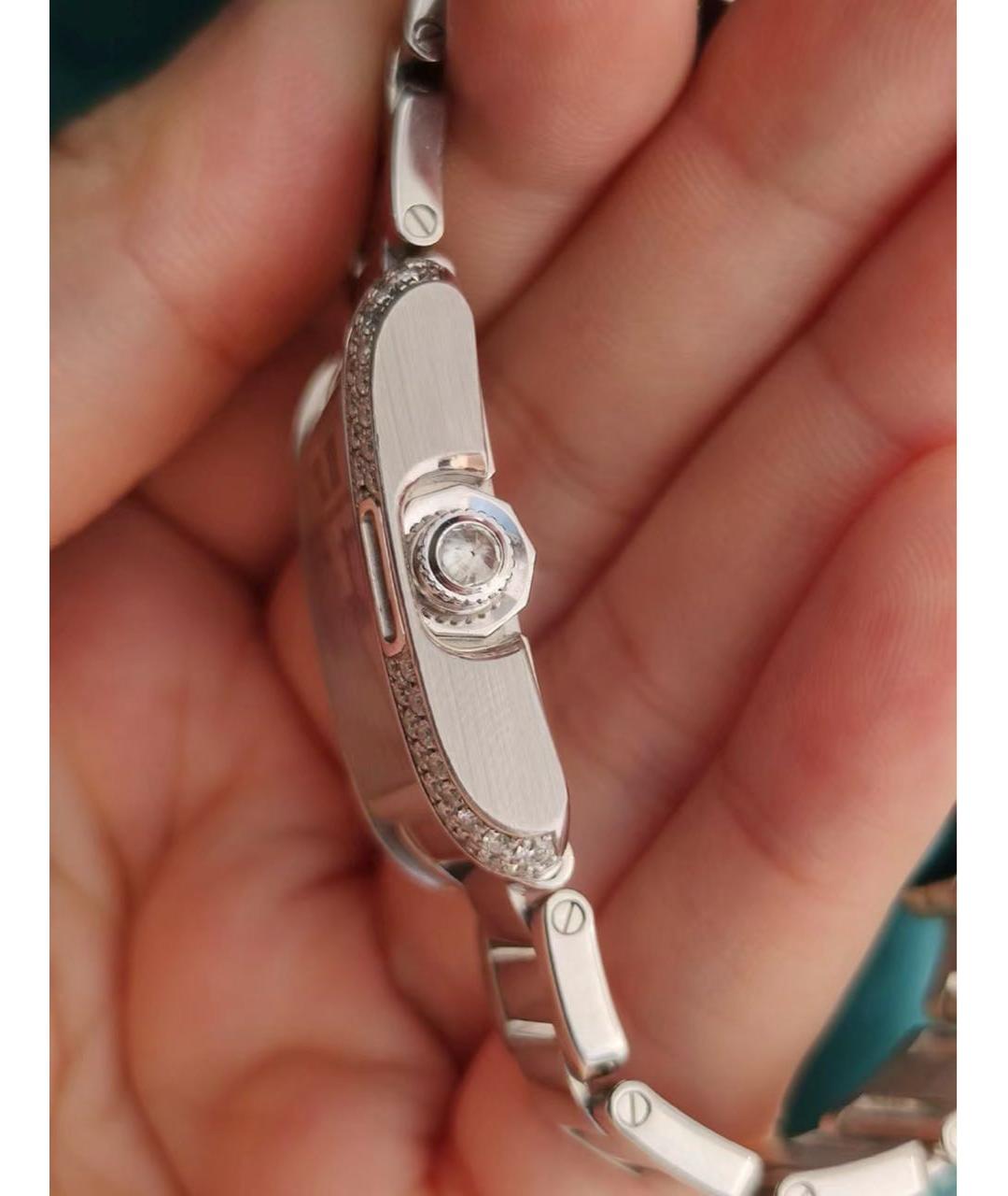 CARTIER Серебряные часы из белого золота, фото 3