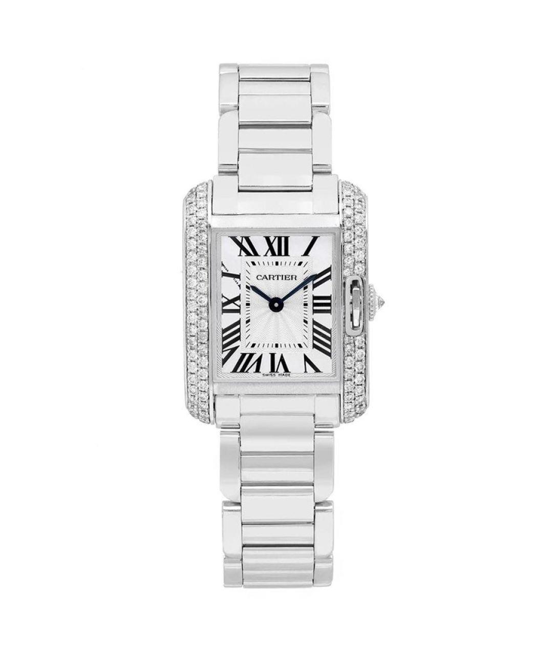 CARTIER Серебряные часы из белого золота, фото 1