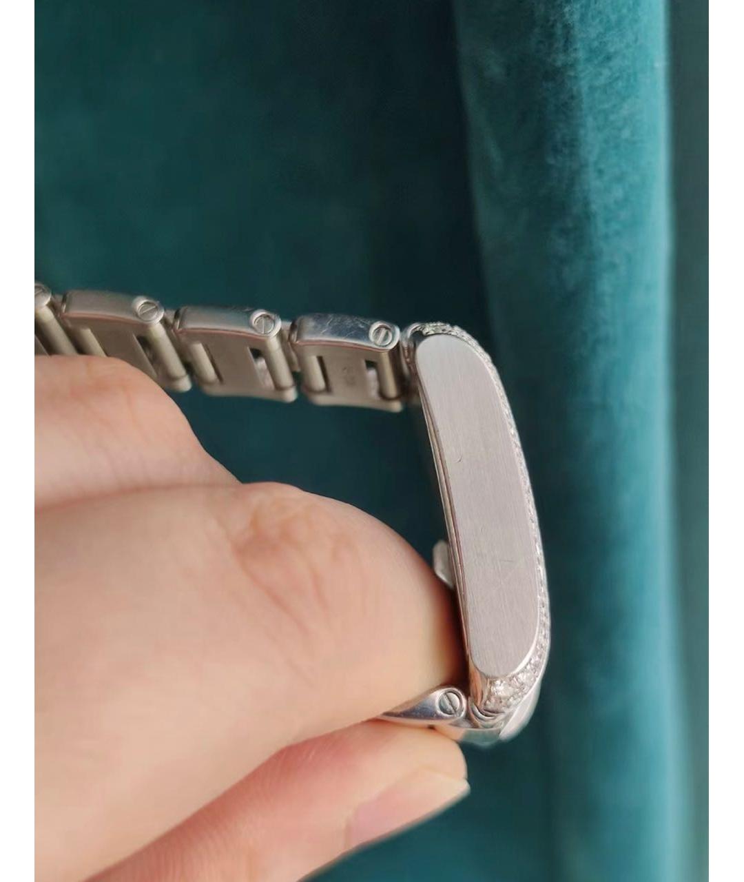 CARTIER Серебряные часы из белого золота, фото 4
