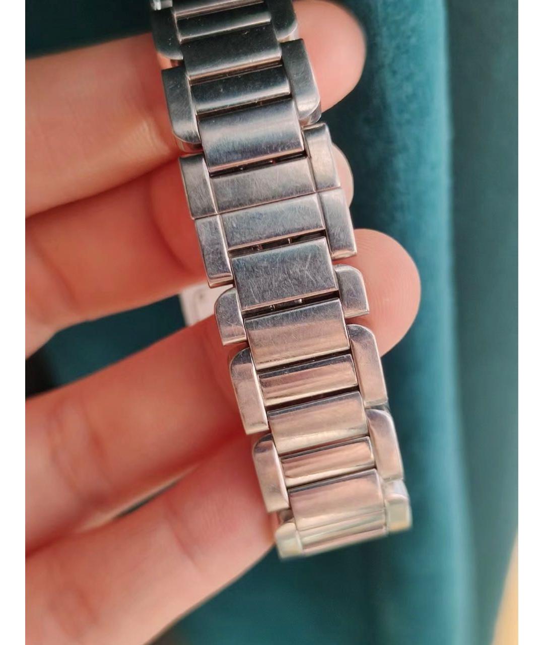 CARTIER Серебряные часы из белого золота, фото 5