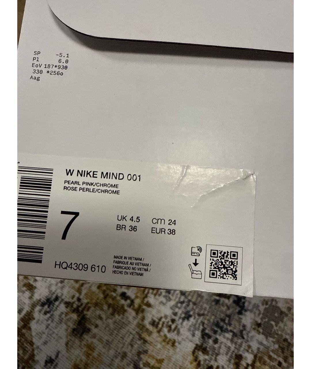 NIKE Розовые шлепанцы, фото 7