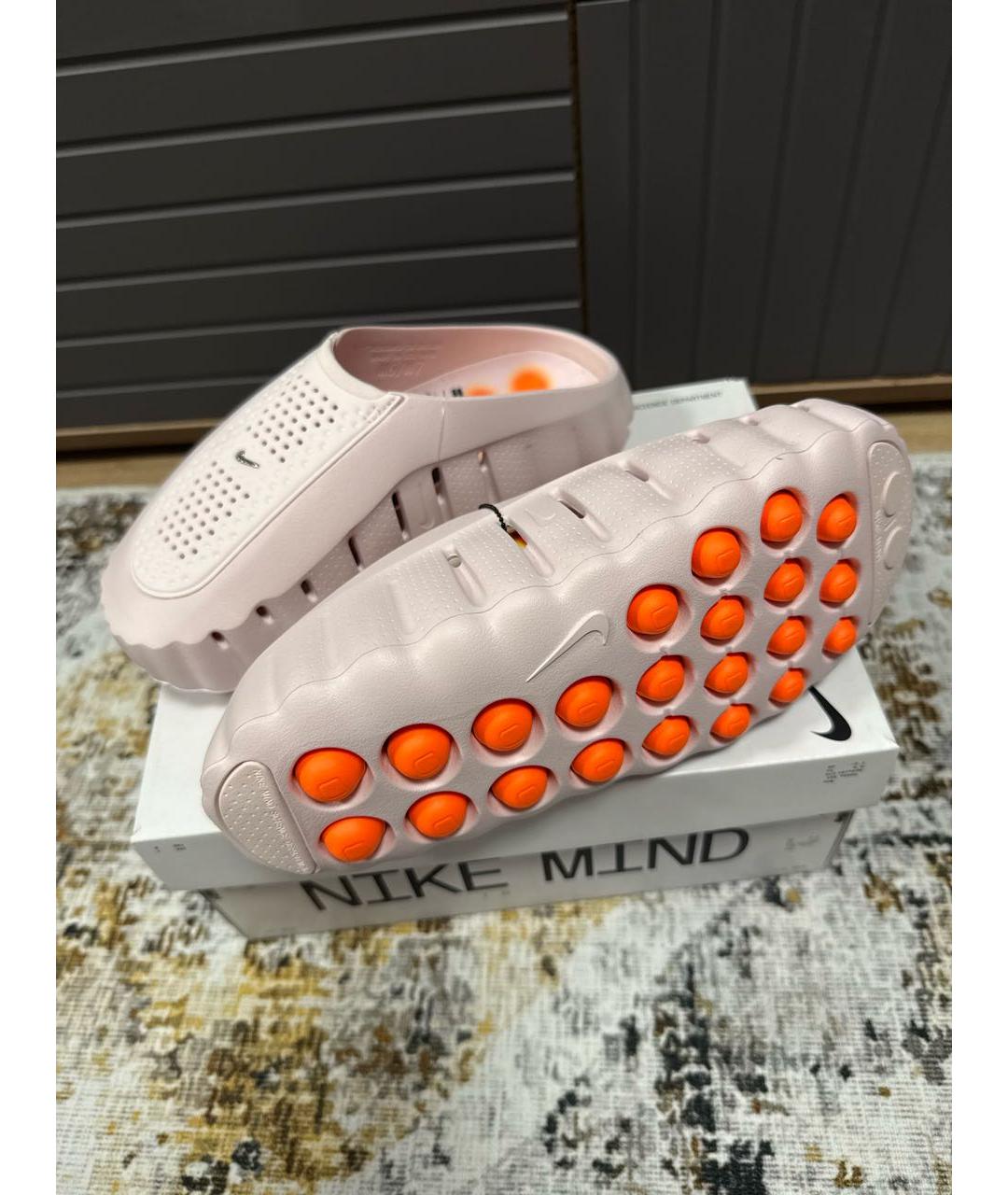 NIKE Розовые шлепанцы, фото 6