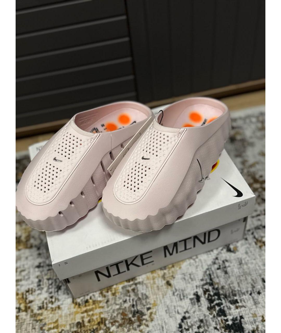 NIKE Розовые шлепанцы, фото 5