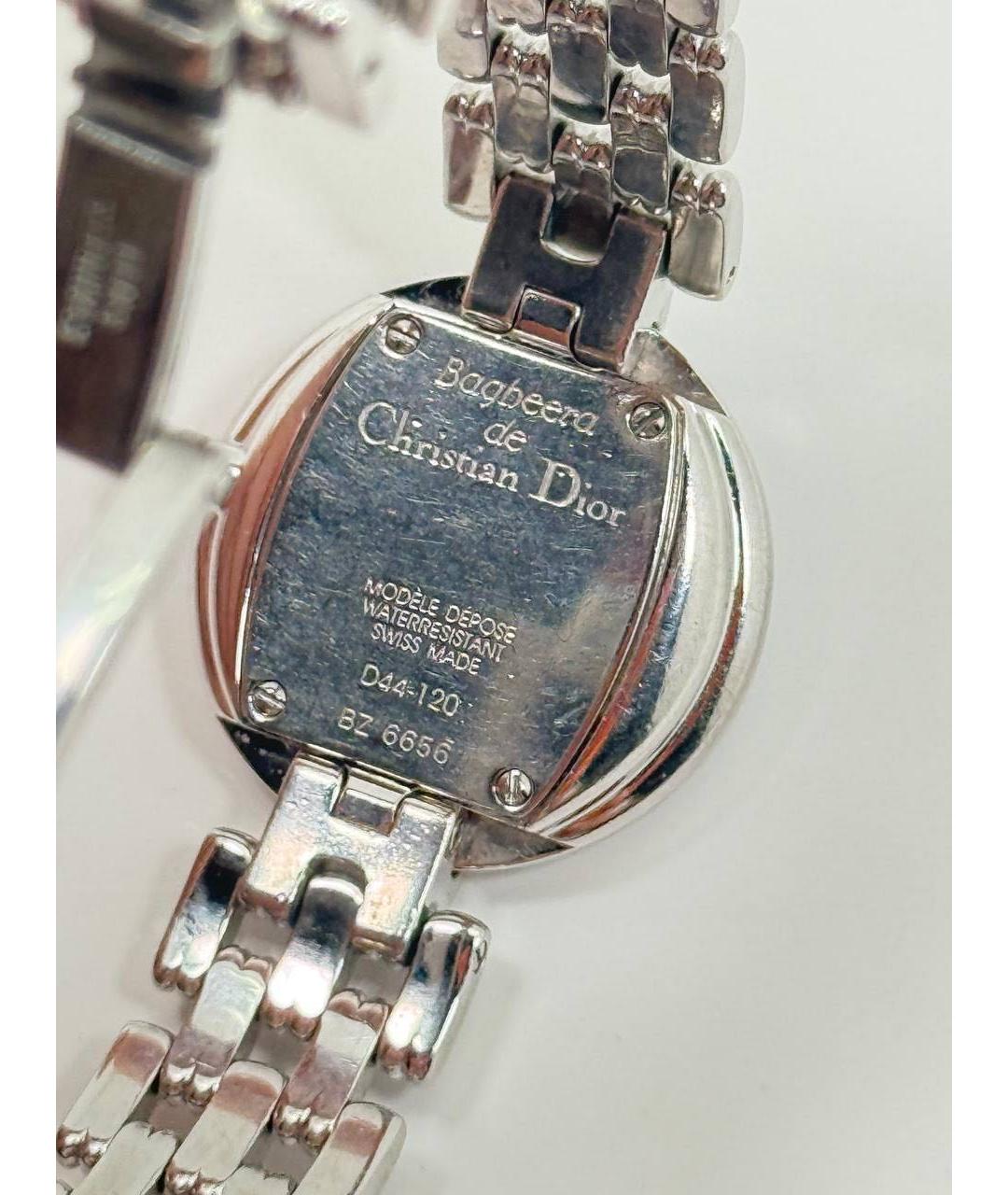 CHRISTIAN DIOR Серебряные металлические часы, фото 6
