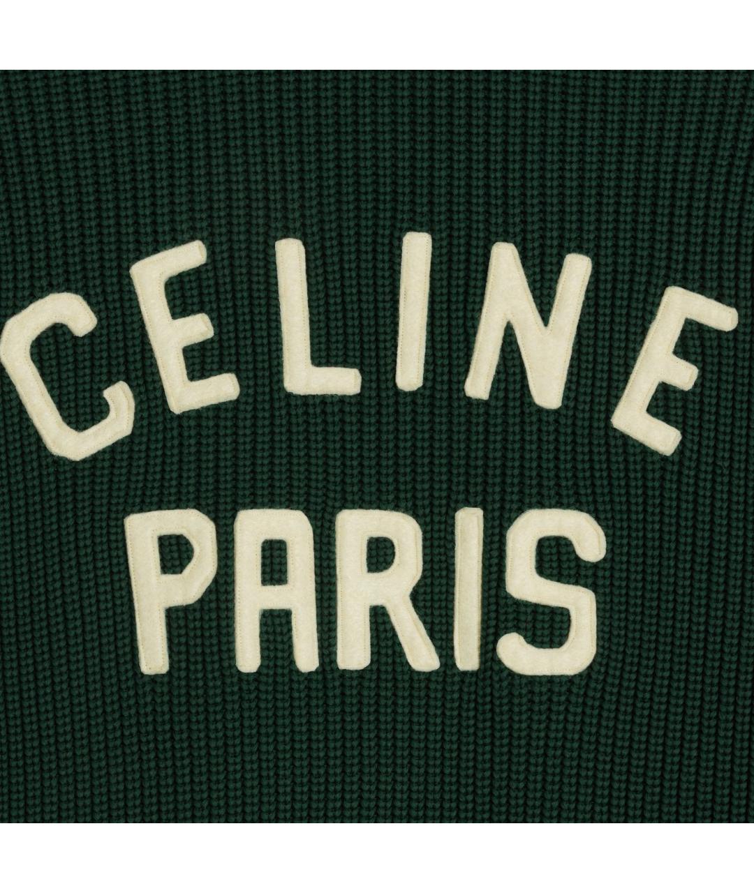 CELINE Зеленый кардиган, фото 5