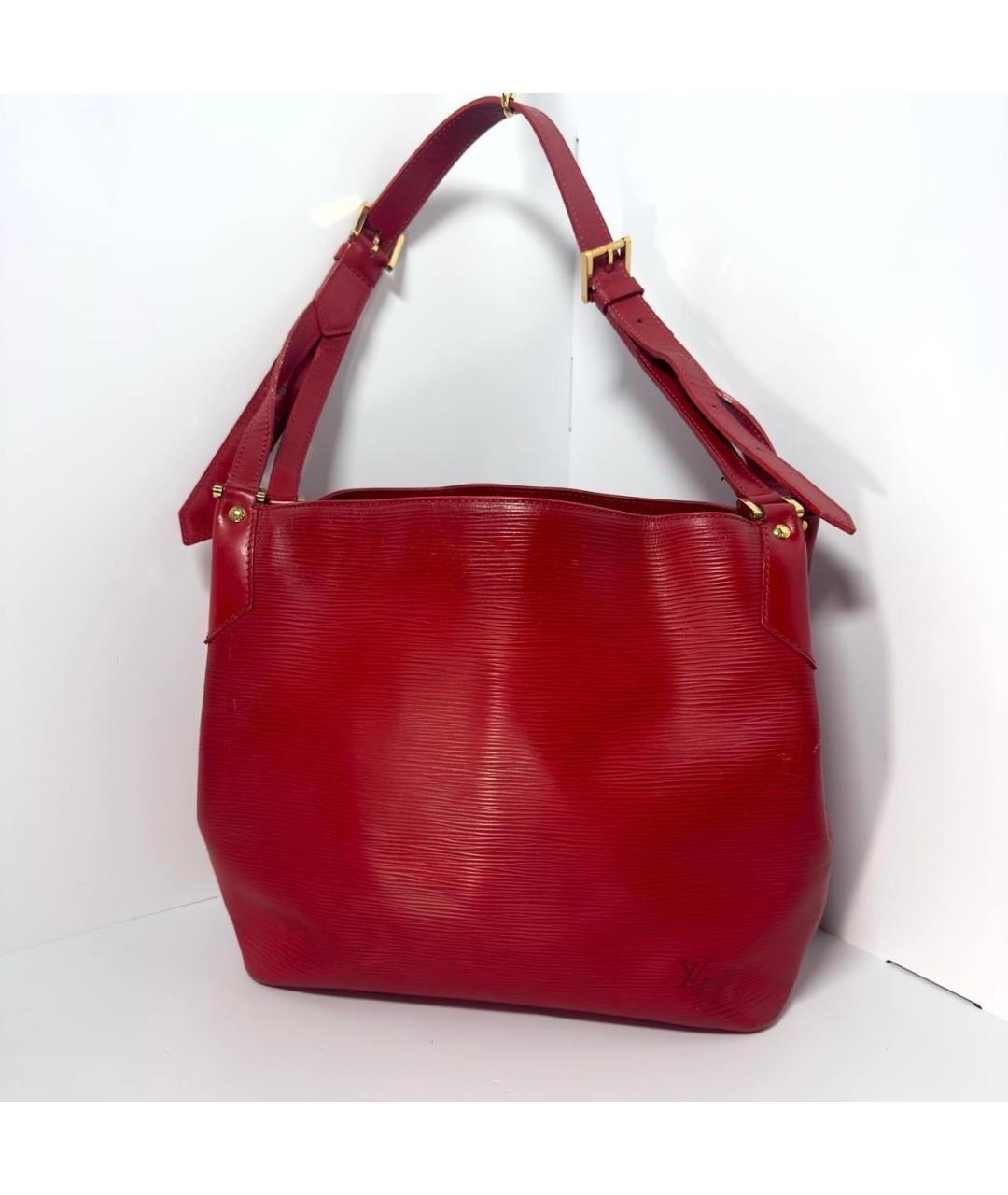LOUIS VUITTON Красная сумка с короткими ручками, фото 8