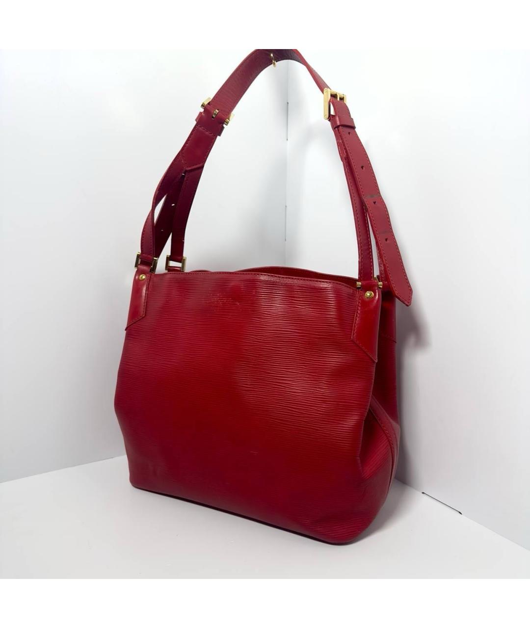 LOUIS VUITTON Красная сумка с короткими ручками, фото 2