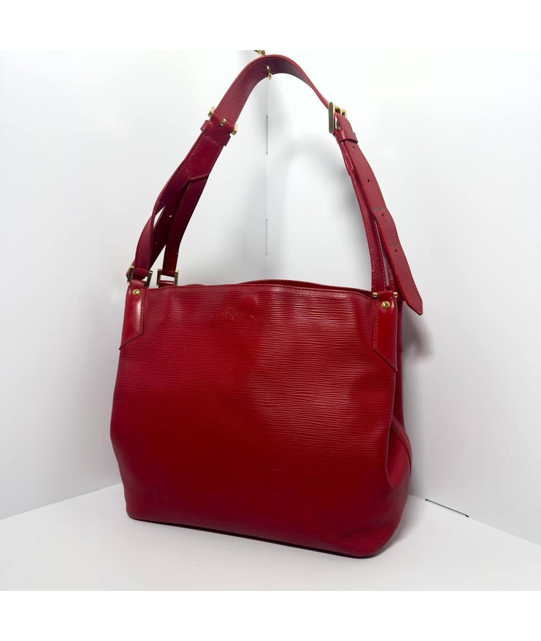 LOUIS VUITTON Красная сумка с короткими ручками, фото 6