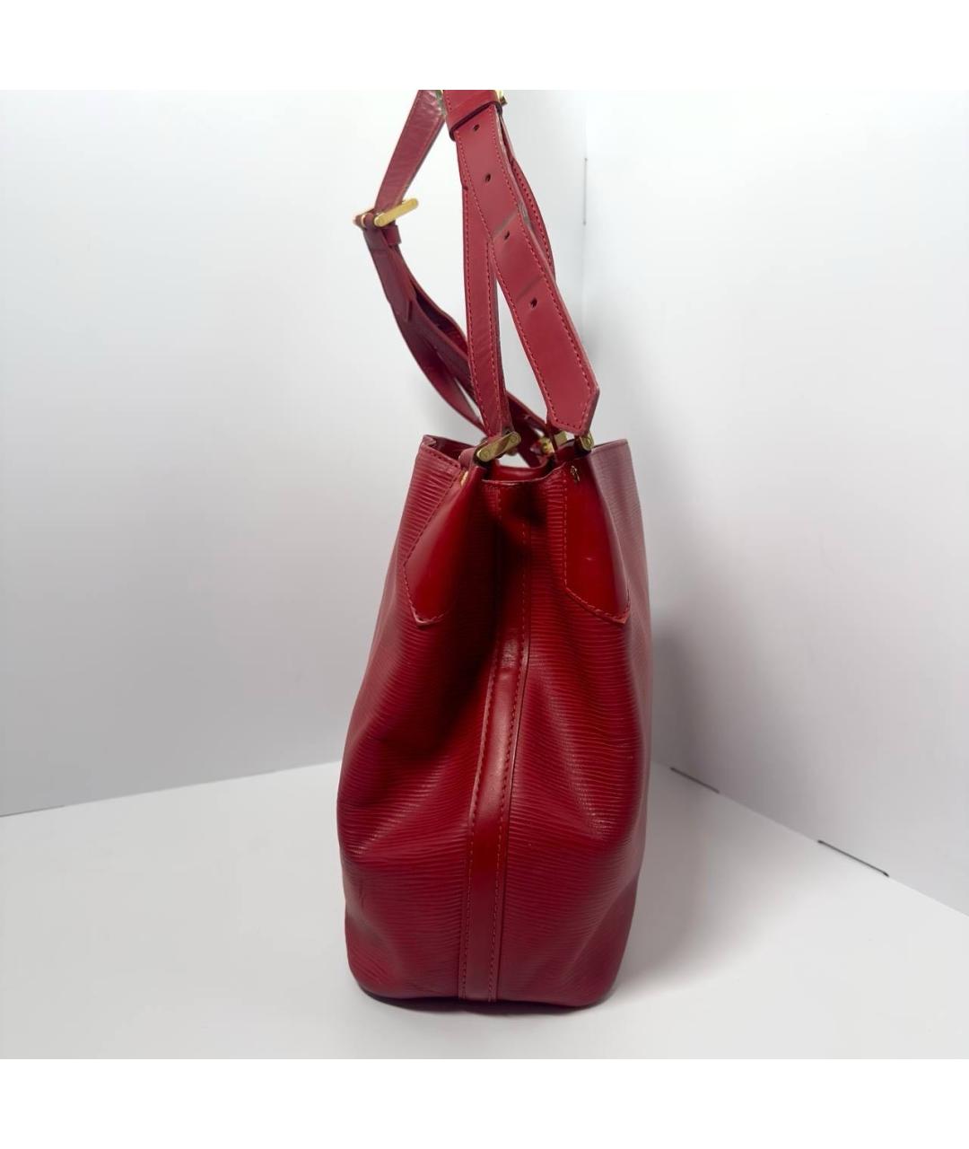 LOUIS VUITTON Красная сумка с короткими ручками, фото 7