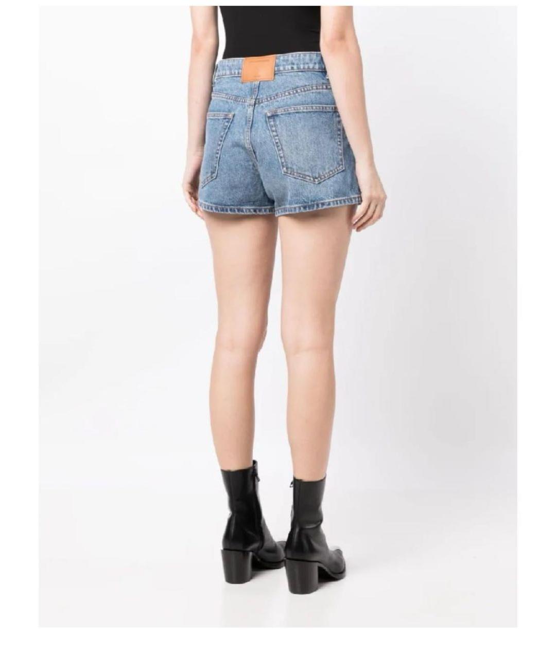 ALEXANDER WANG Синие хлопковые шорты, фото 6