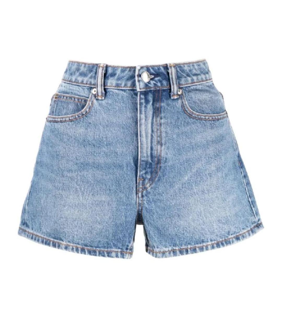 ALEXANDER WANG Синие хлопковые шорты, фото 1