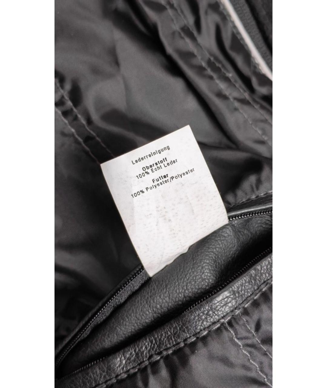 PAUL SMITH Черная кожаная куртка, фото 5