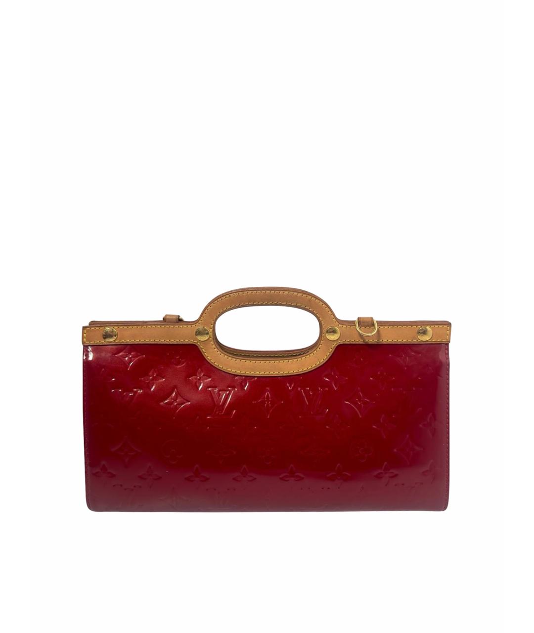 LOUIS VUITTON Бордовая сумка с короткими ручками, фото 1
