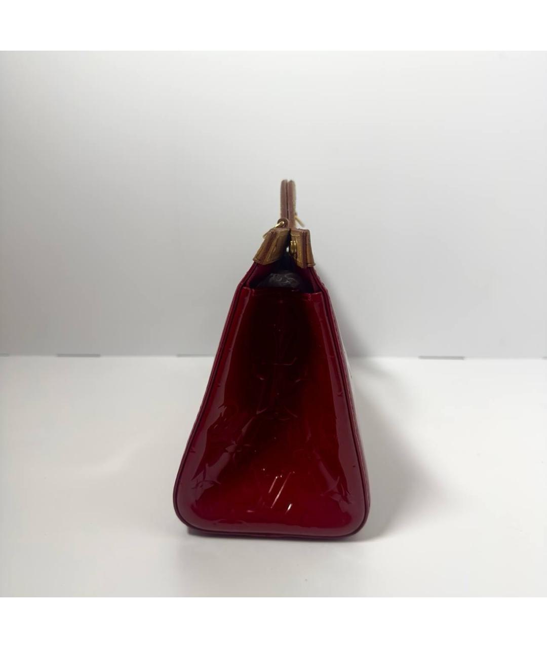 LOUIS VUITTON Бордовая сумка с короткими ручками, фото 8