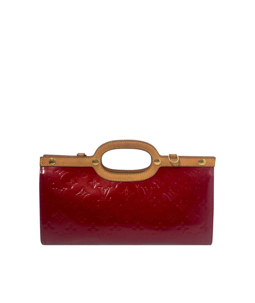 LOUIS VUITTON Бордовая сумка с короткими ручками, фото 9