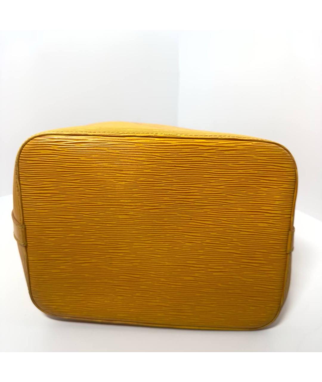 LOUIS VUITTON Желтая сумка с короткими ручками, фото 3