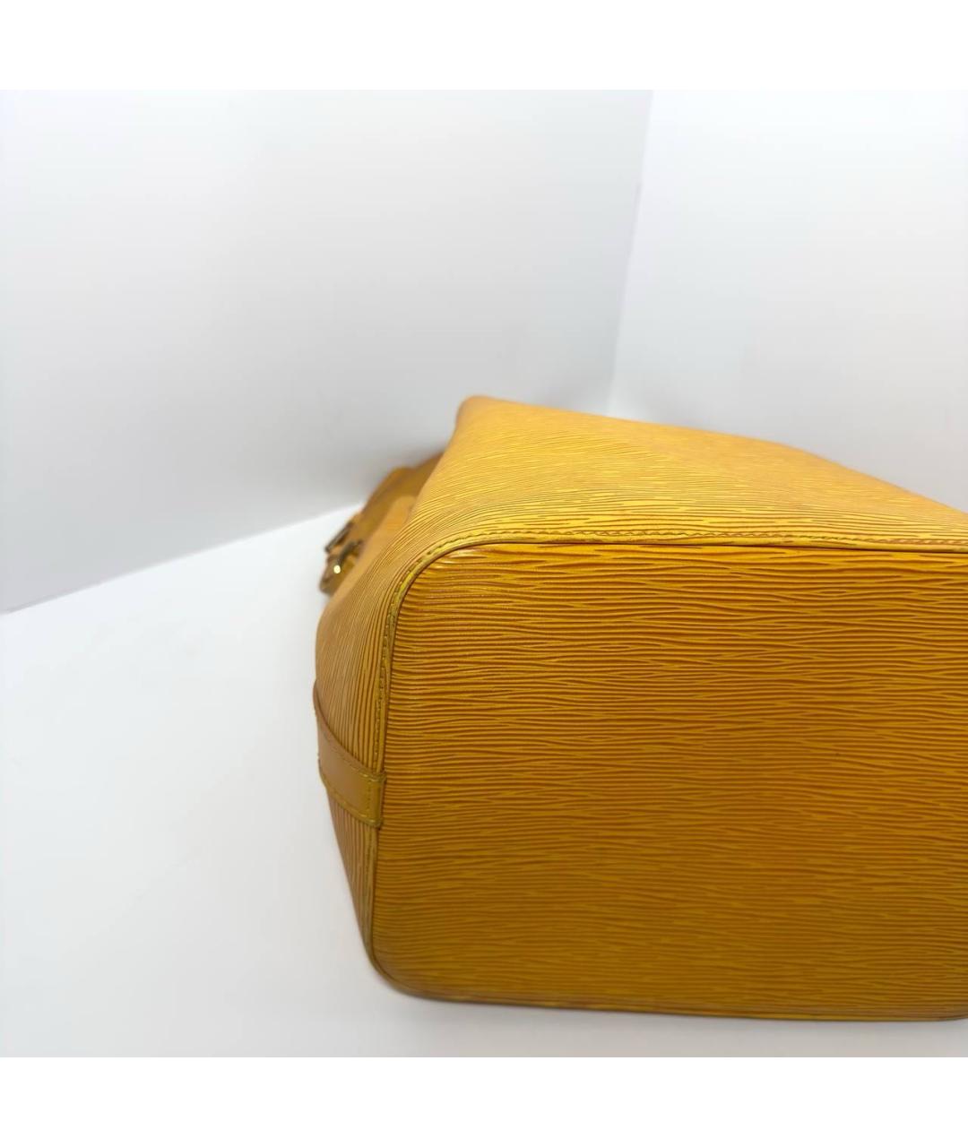 LOUIS VUITTON Желтая сумка с короткими ручками, фото 8