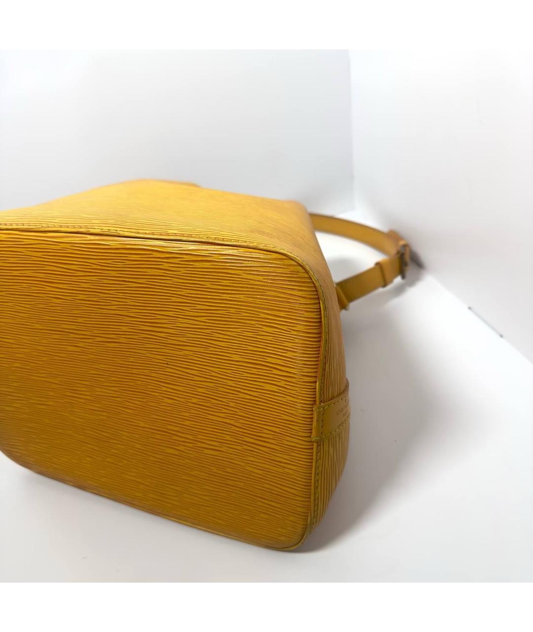 LOUIS VUITTON Желтая сумка с короткими ручками, фото 7
