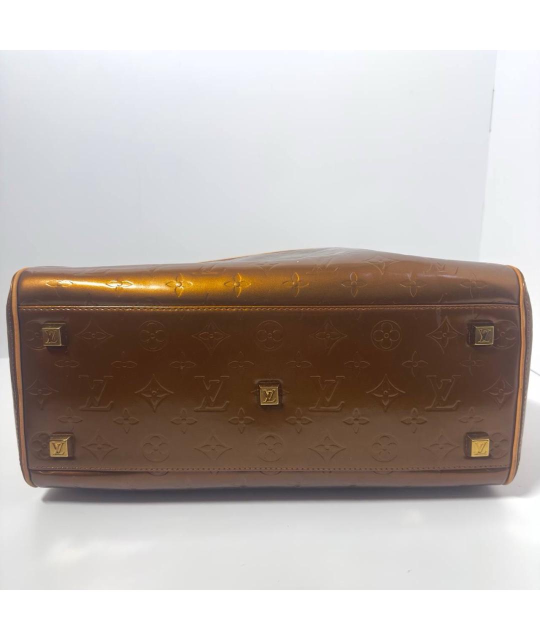 LOUIS VUITTON Коричневая сумка с короткими ручками, фото 4