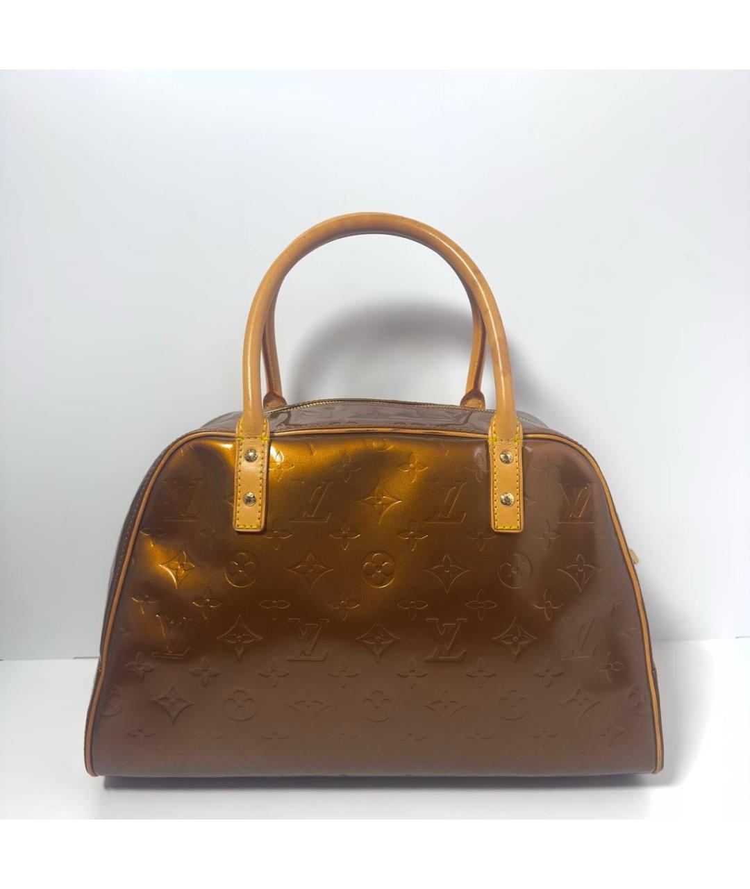 LOUIS VUITTON Коричневая сумка с короткими ручками, фото 2