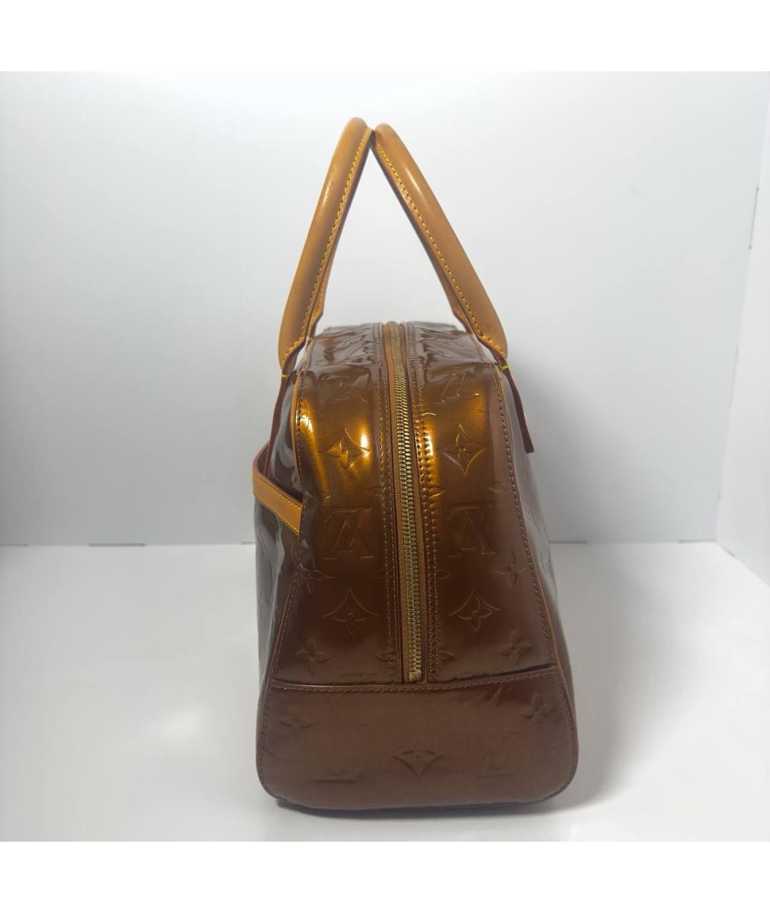 LOUIS VUITTON Коричневая сумка с короткими ручками, фото 7