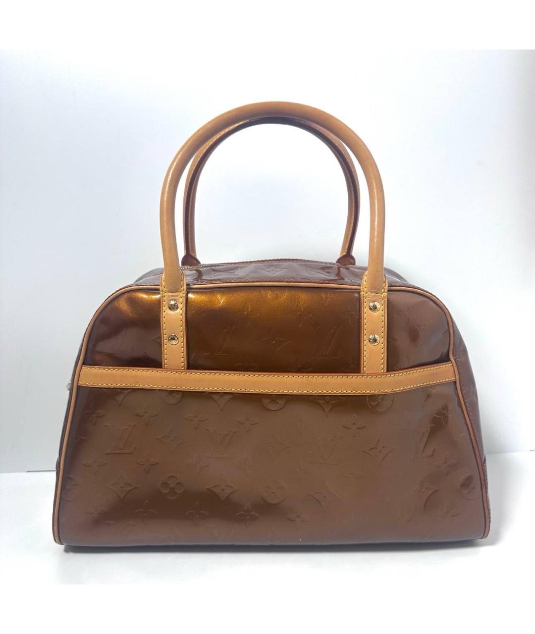 LOUIS VUITTON Коричневая сумка с короткими ручками, фото 9