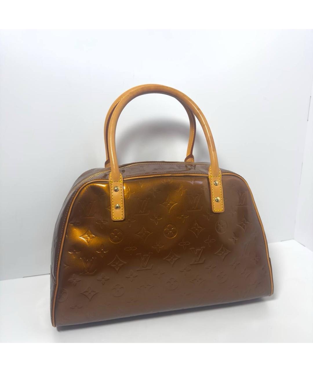 LOUIS VUITTON Коричневая сумка с короткими ручками, фото 6