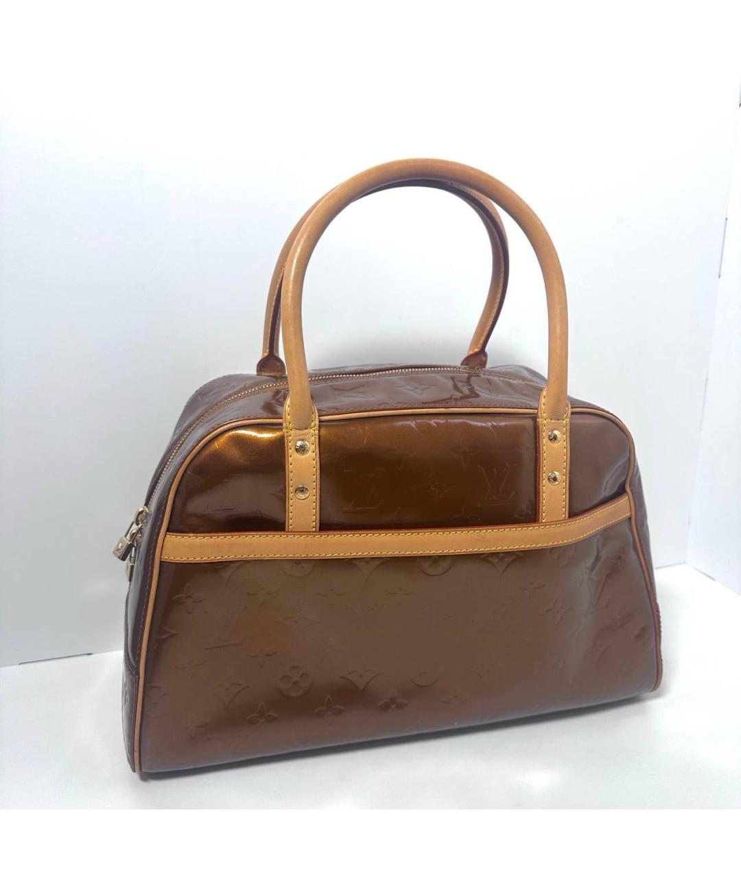 LOUIS VUITTON Коричневая сумка с короткими ручками, фото 5