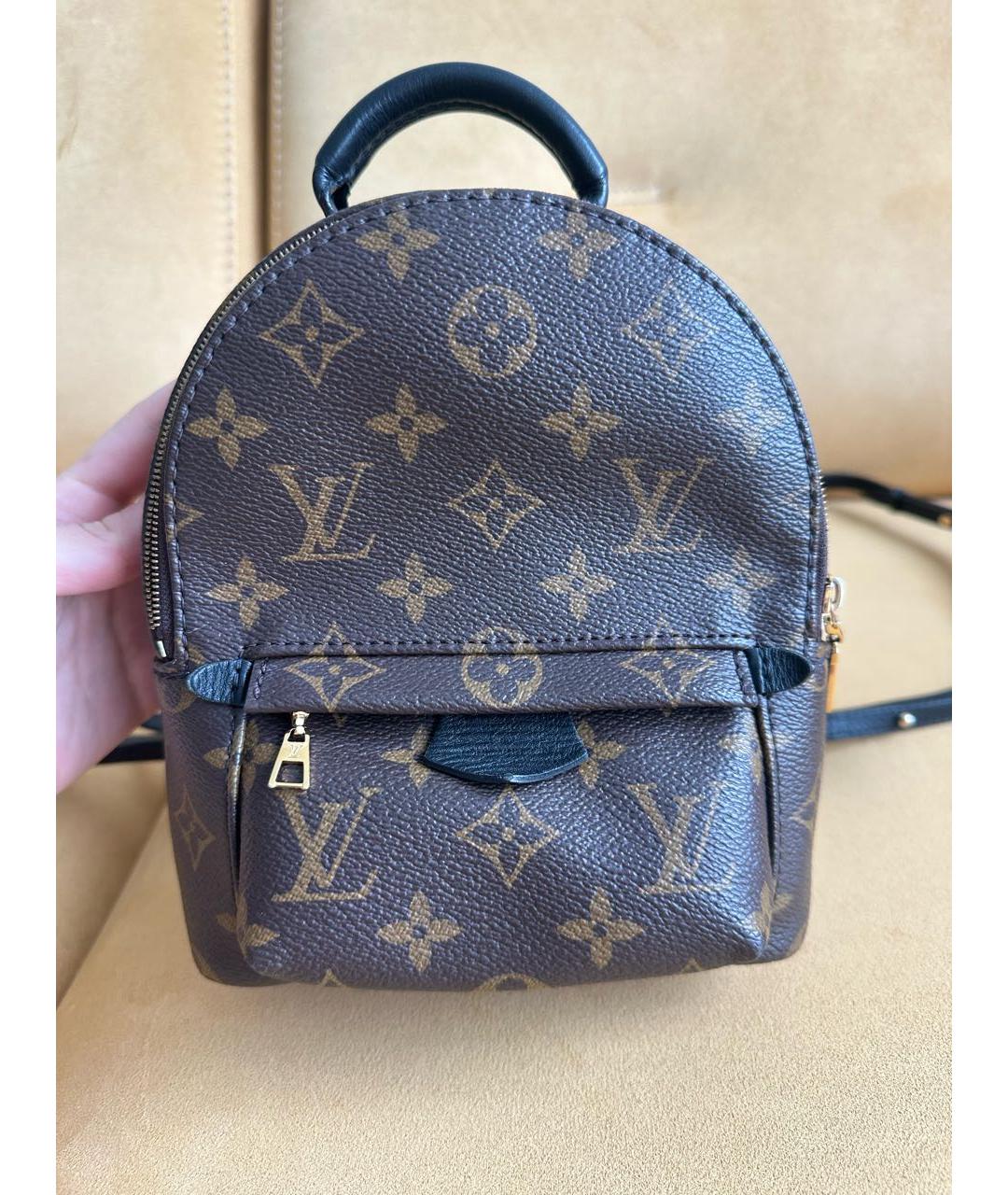 LOUIS VUITTON Коричневый рюкзак, фото 9