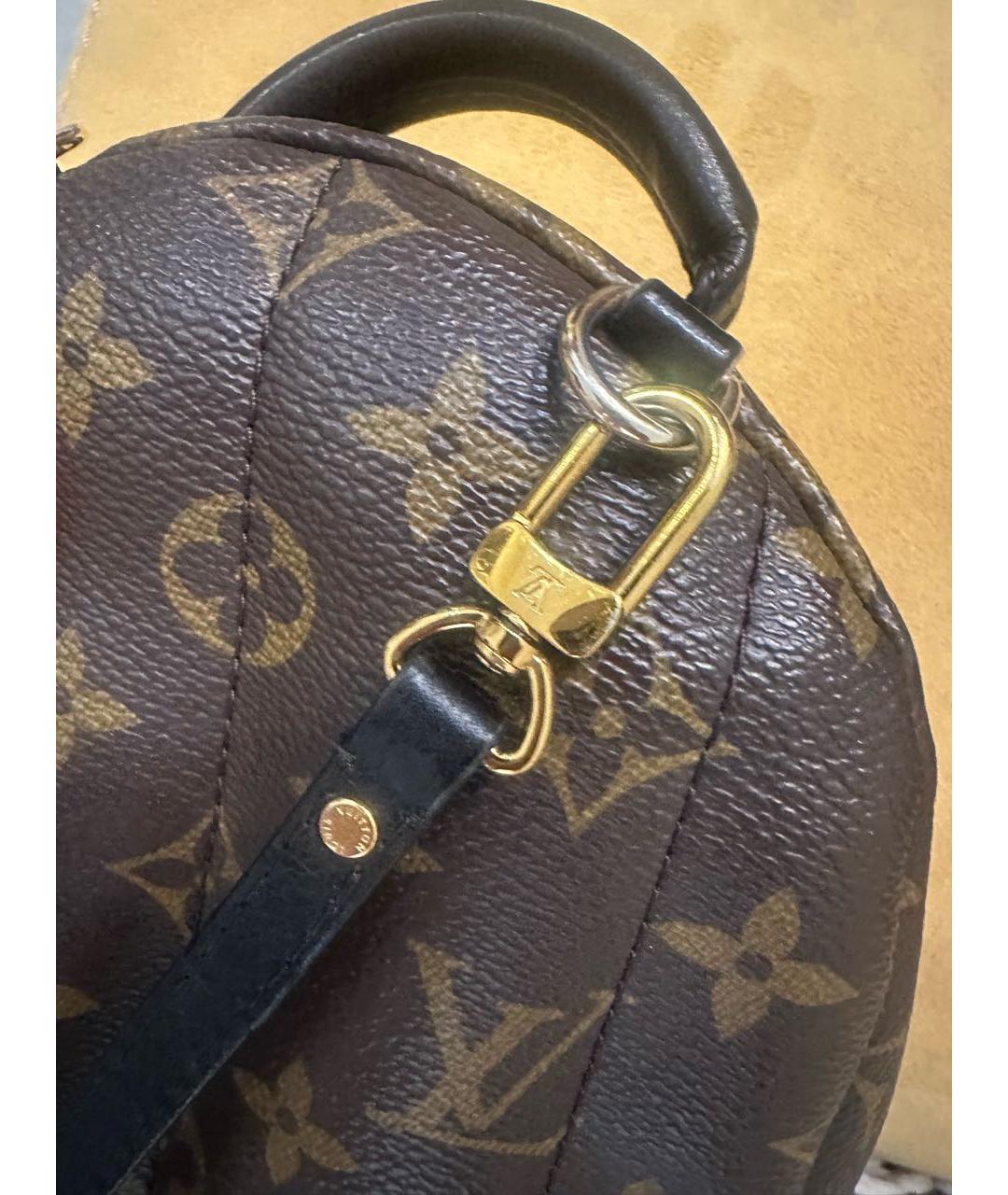 LOUIS VUITTON Коричневый рюкзак, фото 5