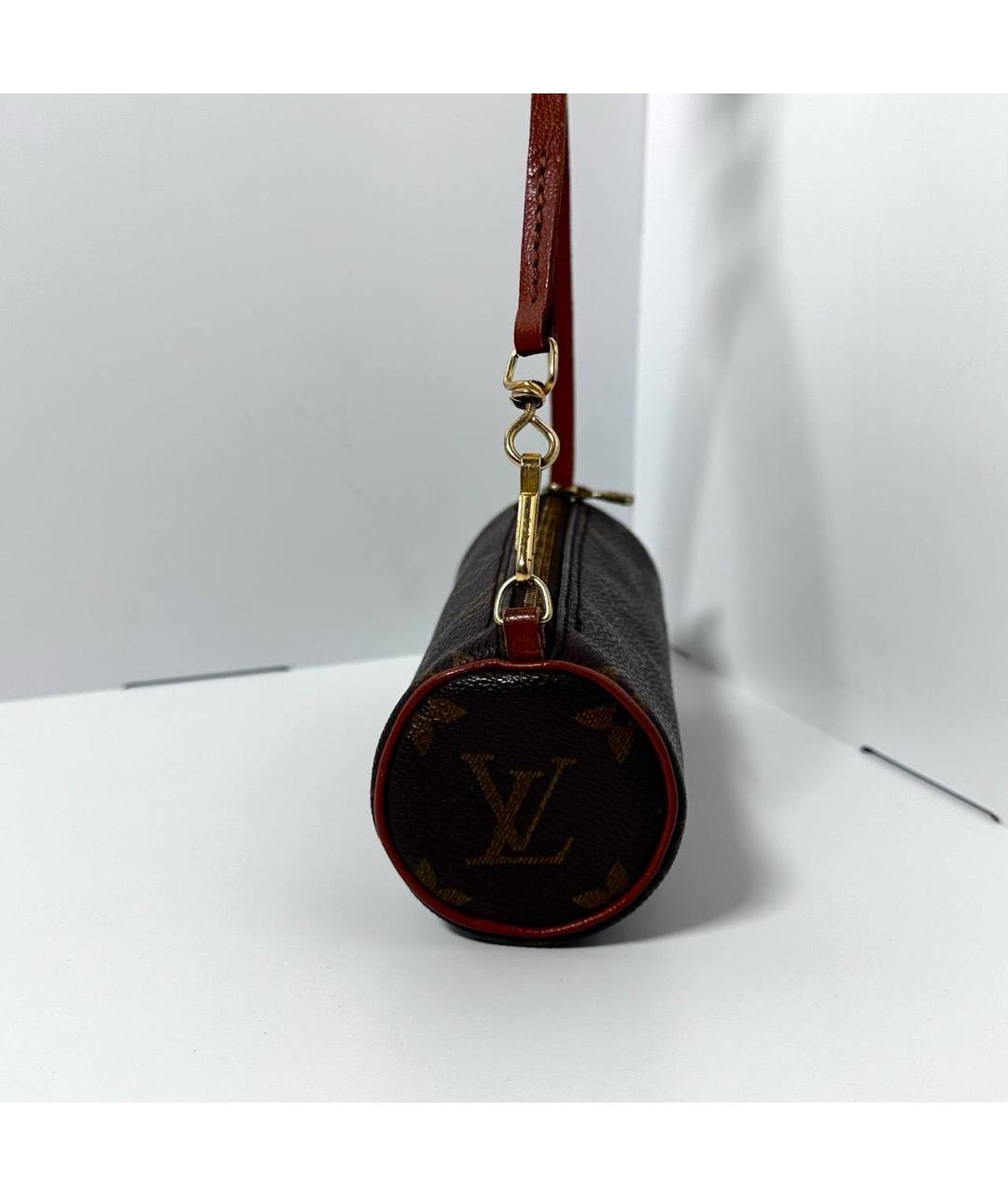 LOUIS VUITTON Коричневая сумка с короткими ручками, фото 2