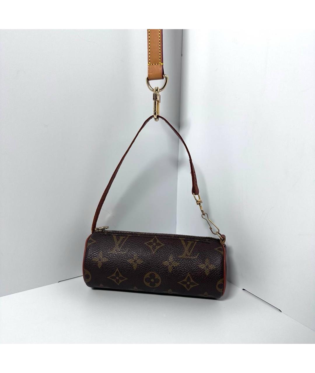 LOUIS VUITTON Коричневая сумка с короткими ручками, фото 7