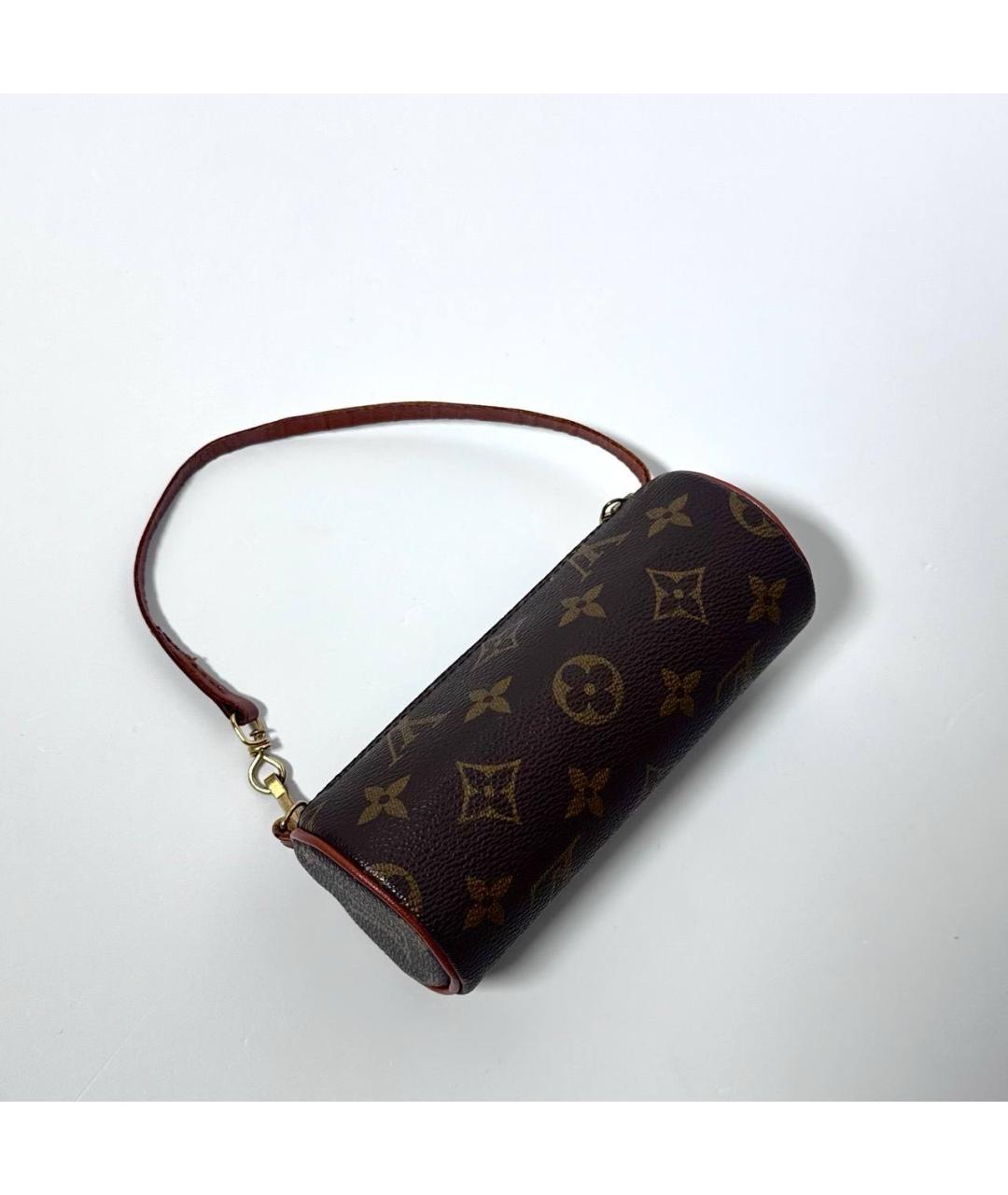 LOUIS VUITTON Коричневая сумка с короткими ручками, фото 4