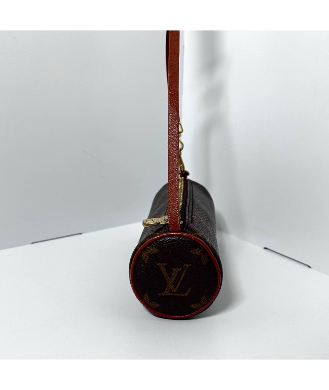 LOUIS VUITTON Коричневая сумка с короткими ручками, фото 3