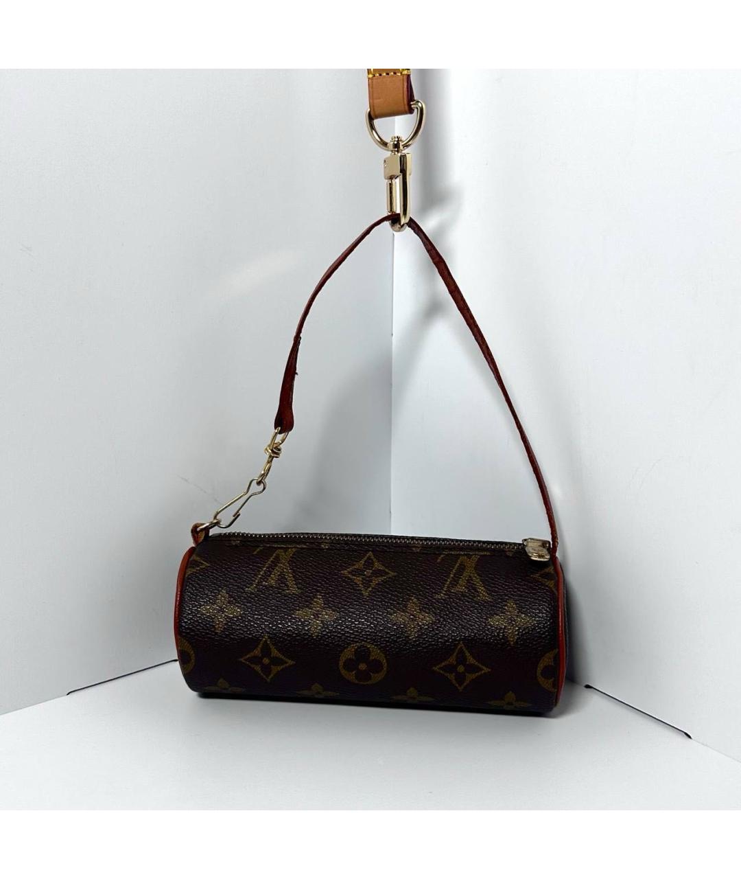 LOUIS VUITTON Коричневая сумка с короткими ручками, фото 8
