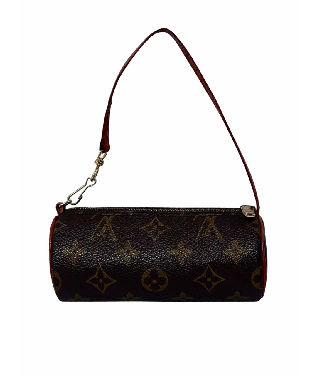 LOUIS VUITTON Коричневая сумка с короткими ручками, фото 1