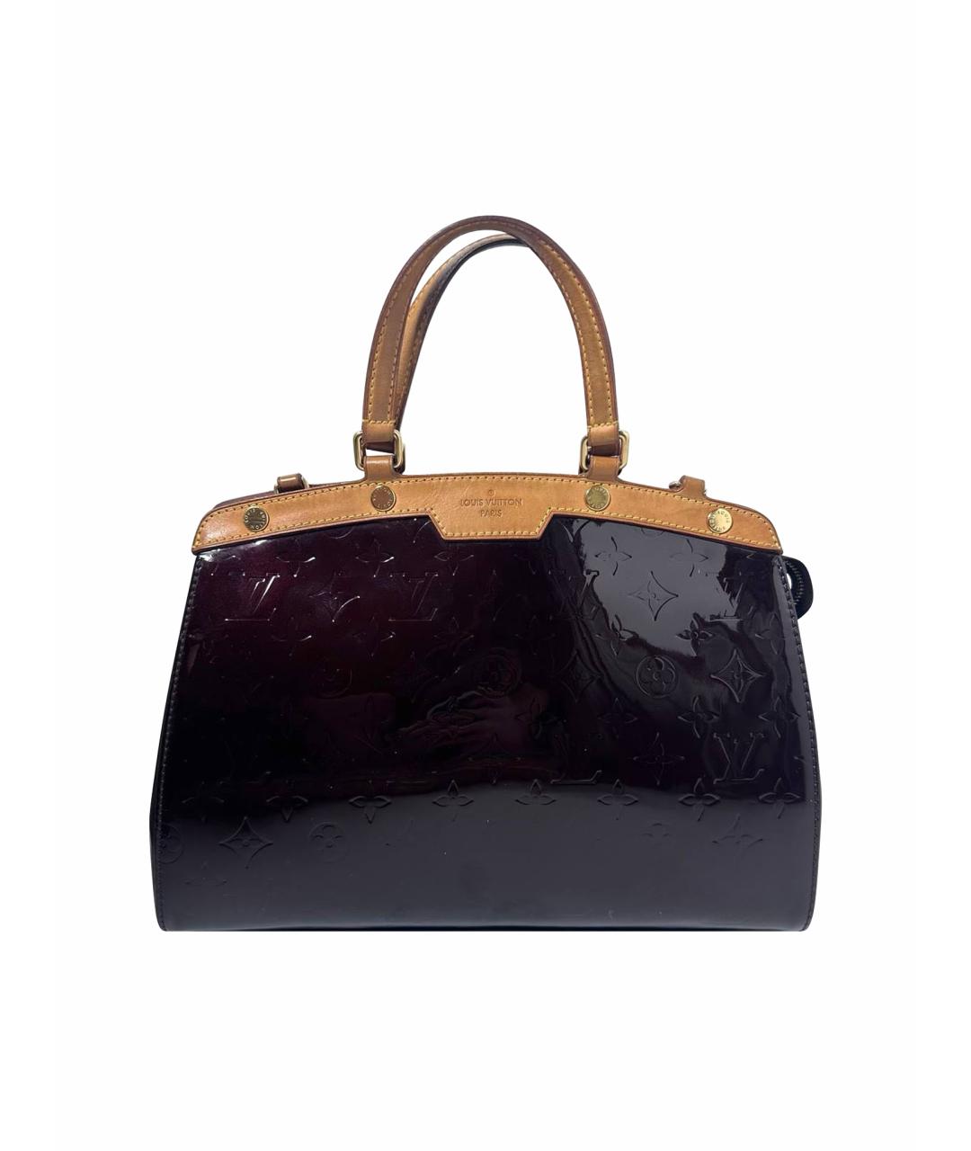 LOUIS VUITTON Бордовая сумка с короткими ручками, фото 1