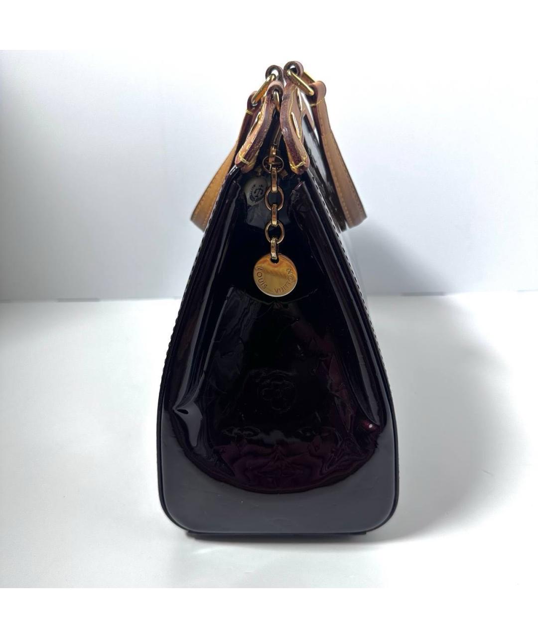 LOUIS VUITTON Бордовая сумка с короткими ручками, фото 3