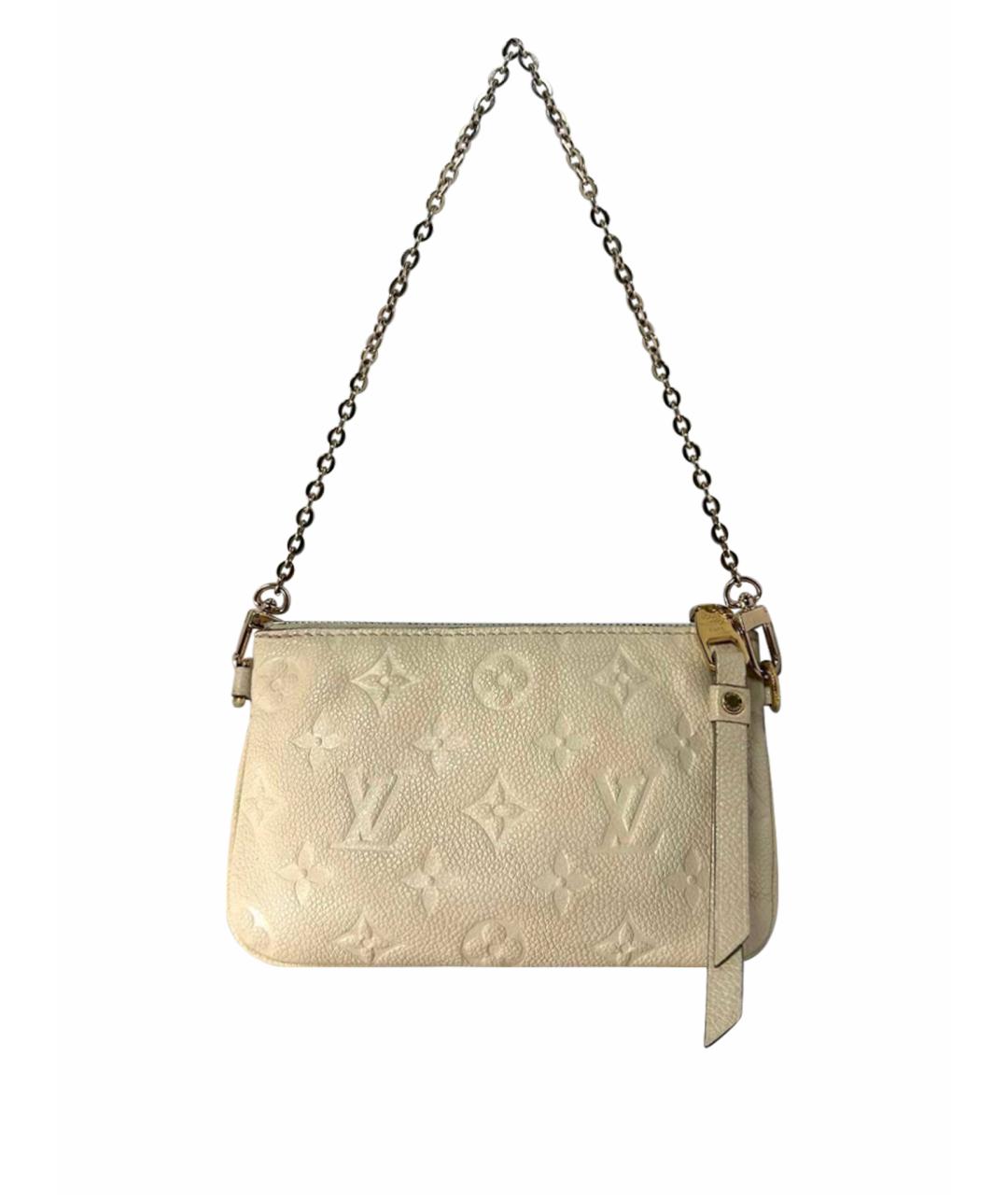 LOUIS VUITTON Бежевая сумка с короткими ручками, фото 1