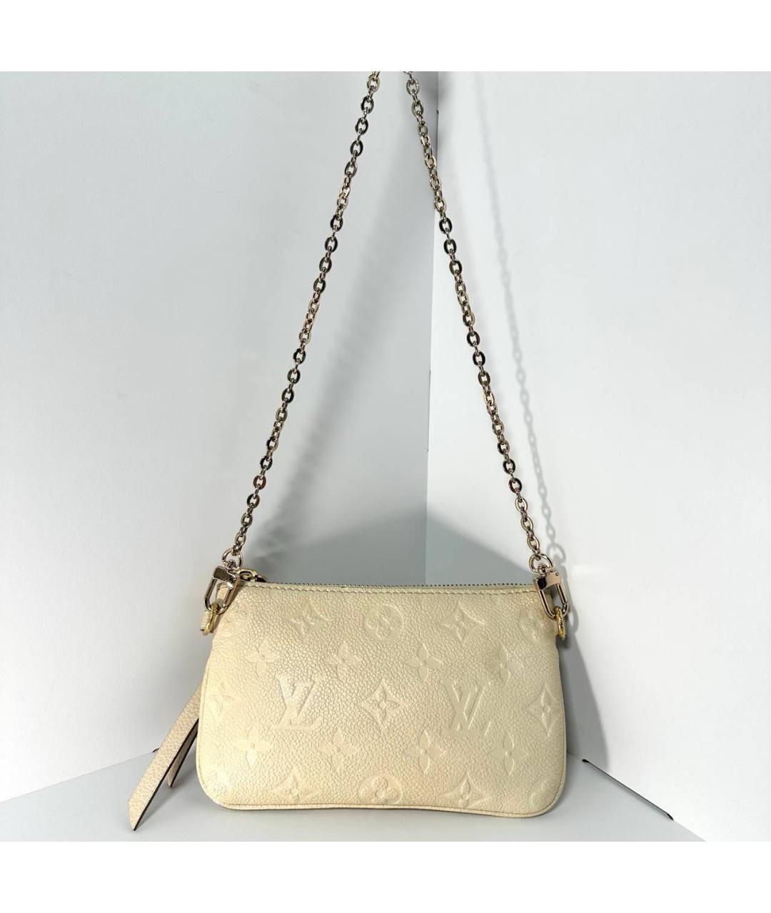 LOUIS VUITTON Бежевая сумка с короткими ручками, фото 2