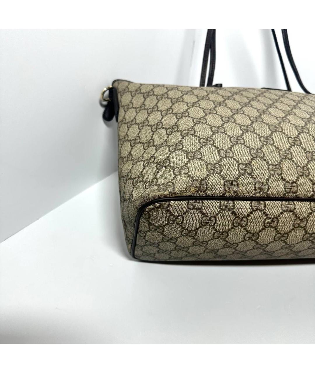 GUCCI Коричневая сумка с короткими ручками, фото 6