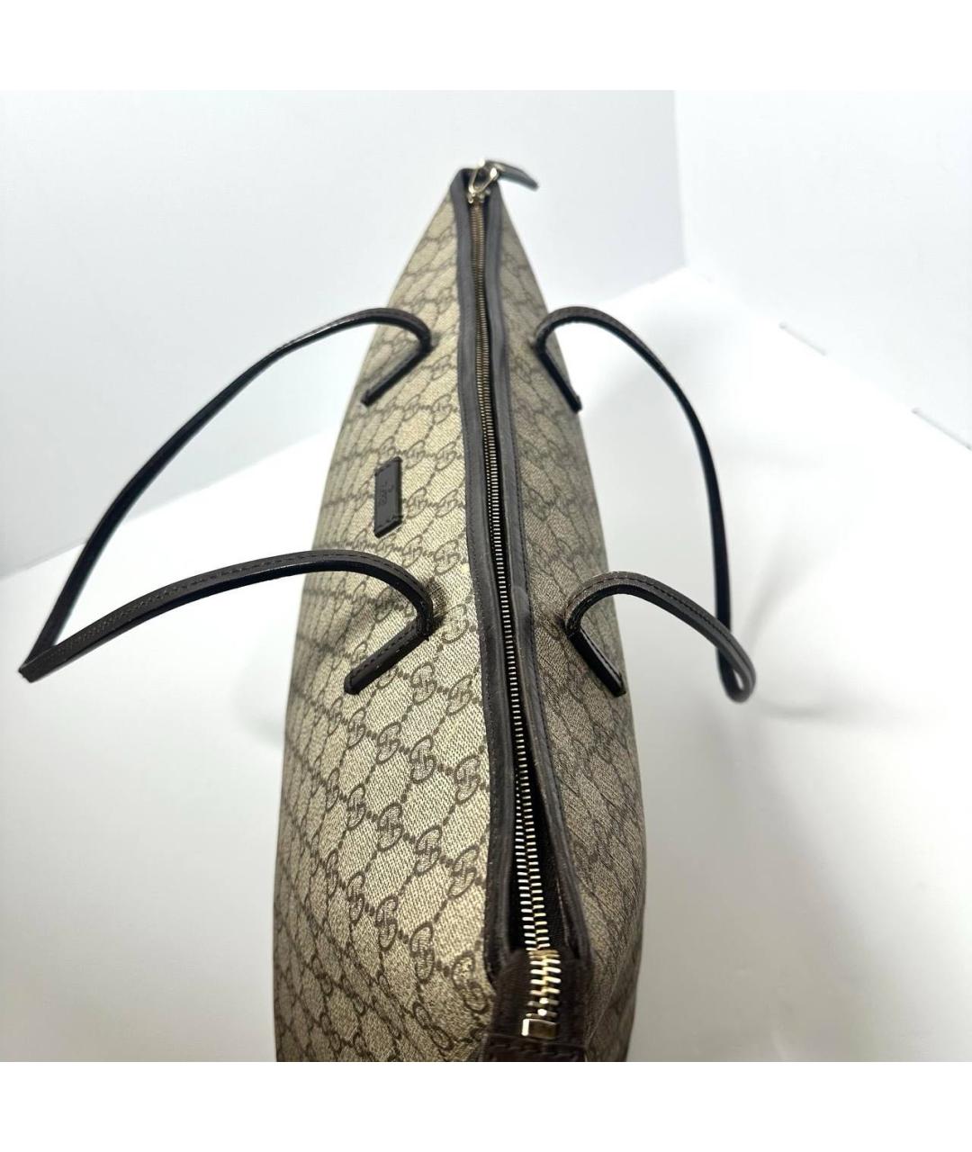 GUCCI Коричневая сумка с короткими ручками, фото 2