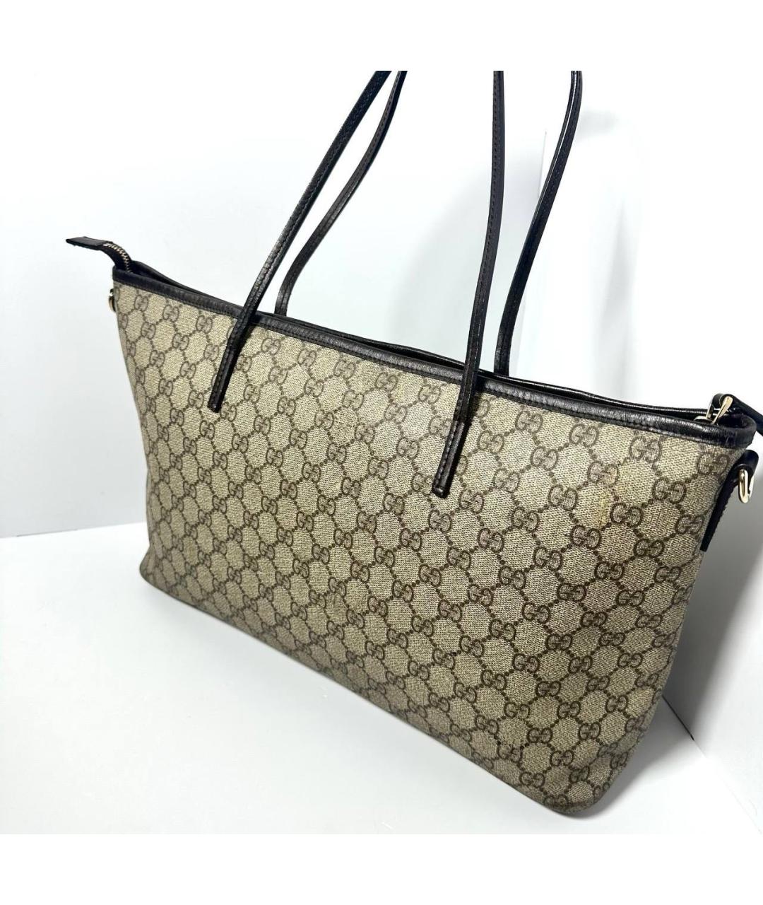 GUCCI Коричневая сумка с короткими ручками, фото 8